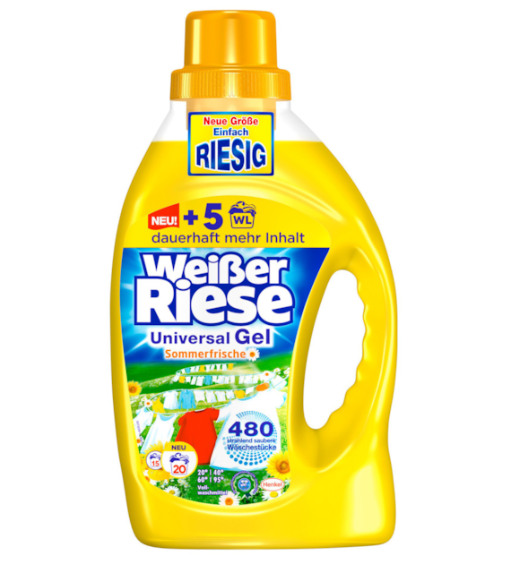 Weißer Riese Universal Sommerfrische Gel 20p 1,4L