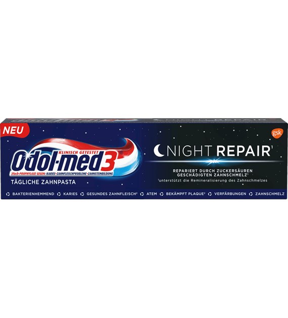 Odol-med3 Night Repair Pasta 75ml
