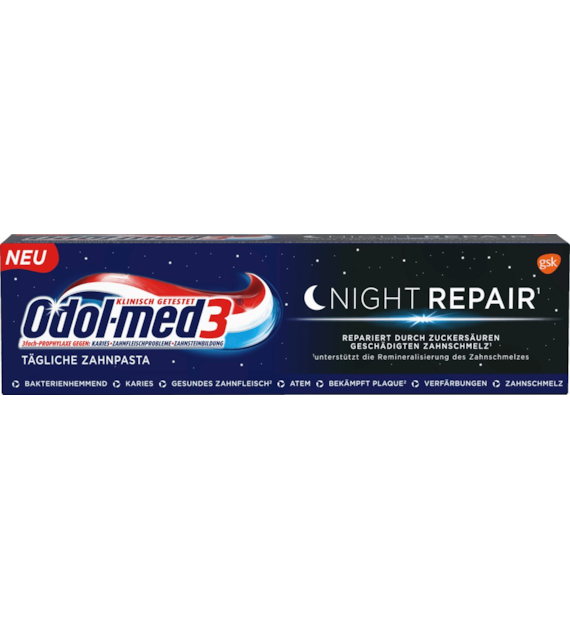 Odol-med3 Night Repair Pasta 75ml
