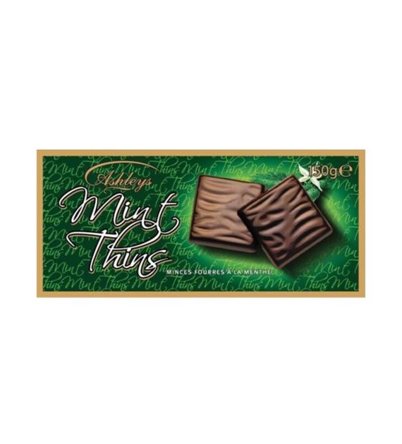 Ashleys Mint Thins 150g