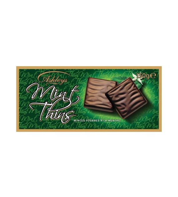 Ashleys Mint Thins 150g