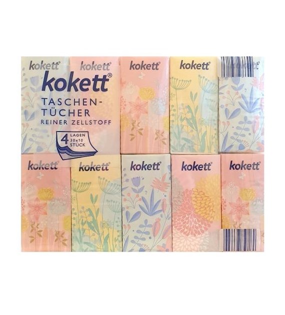 Kokett Chusteczki 4 Lagen 30x10szt