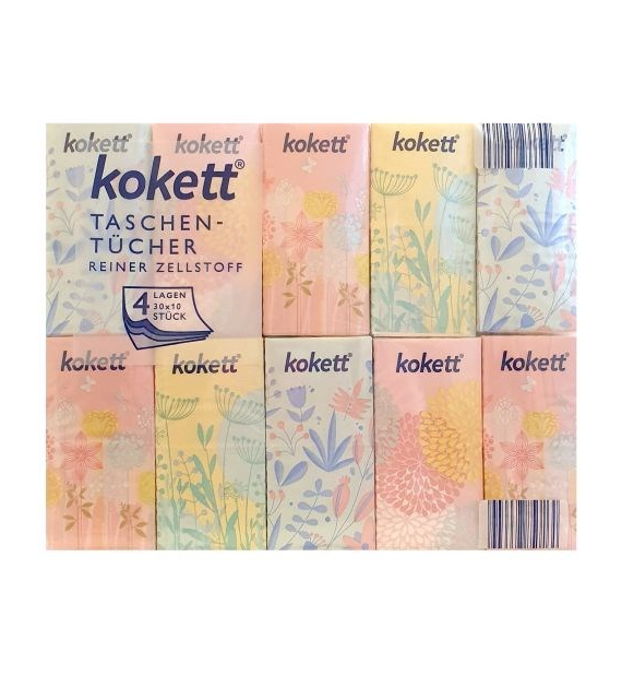Kokett Chusteczki 4 Lagen 30x10szt