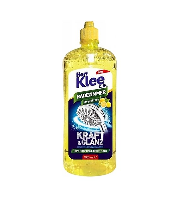 Herr Klee Badezimmer Kraft Glanz Essig+Zitrone 1L