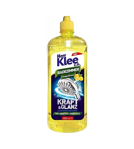 Herr Klee Badezimmer Kraft Glanz Essig+Zitrone 1L