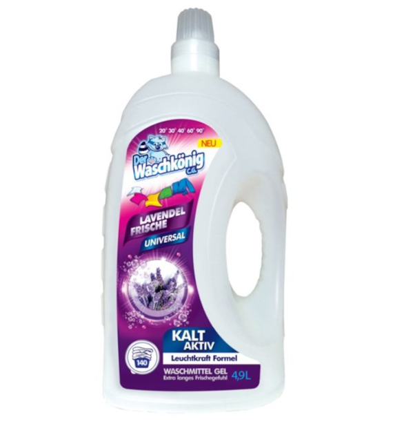 Waschkonig Universal Lavendel Gel 163p 4,9L