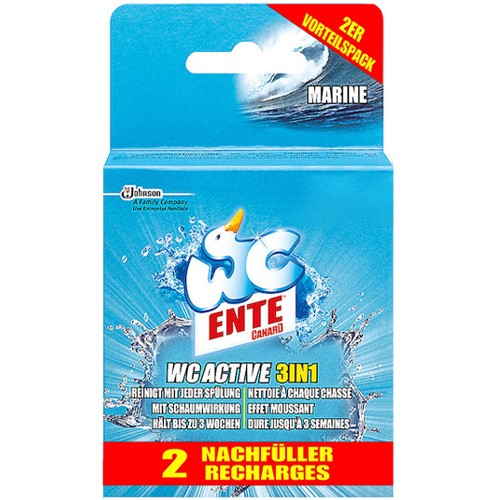 WC Ente Active 3in1 Marine Zapas do Zawieszk 2x40g