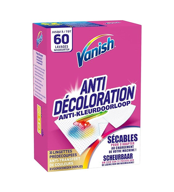 Vanish Anti Decoloration Chusteczki 60szt