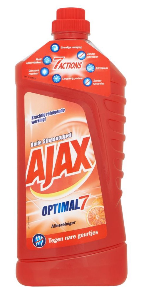 Ajax Optimal 7 Rode Sinaasapp Alles Reiniger 1,25L