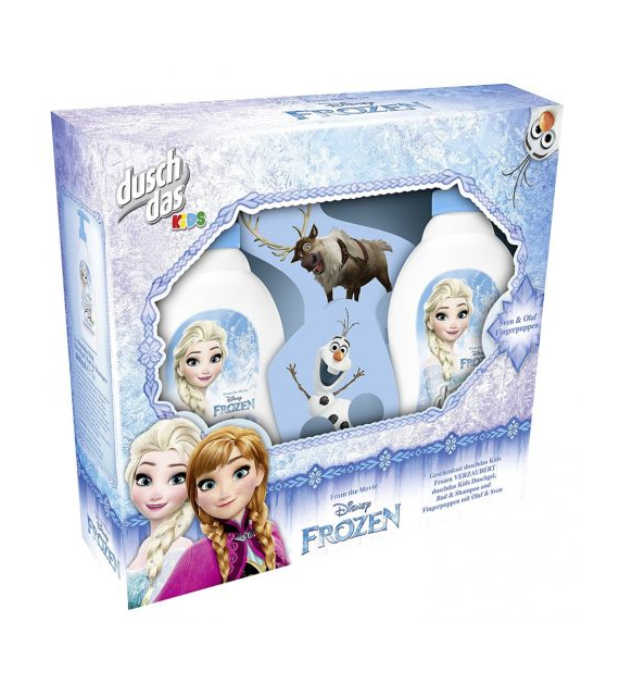 Dusch Das Kids Frozen Zestaw 2x Gel + Kukiełki