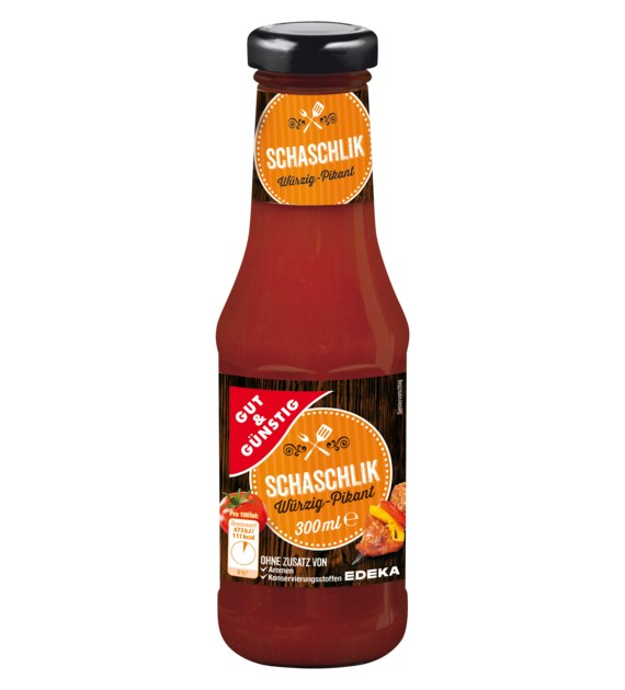 G&G Schaschlik Wurzig Pikant Sos 300ml