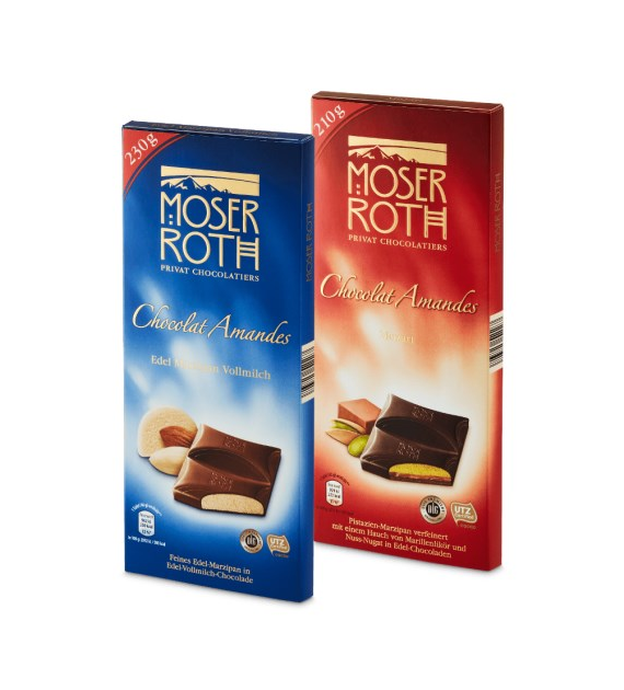 Moser Roth Chocolat Amandes/Mozart Czeko 230/210g