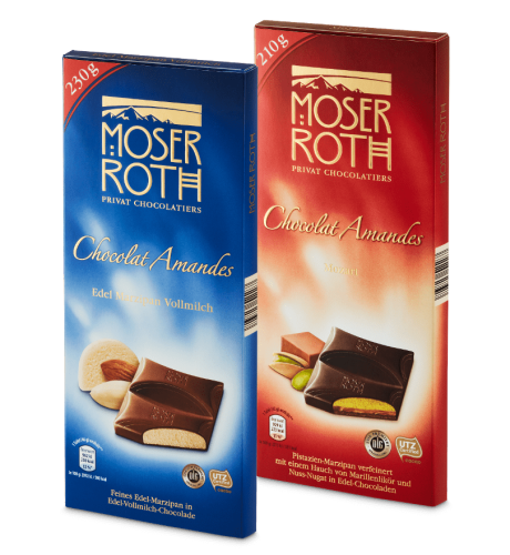 Moser Roth Chocolat Amandes/Mozart Czeko 230/210g