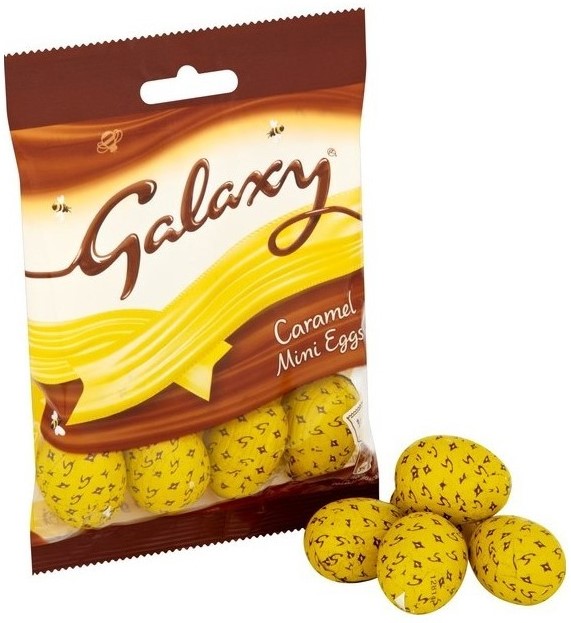 Galaxy Chocolate Caramel Mini Eggs Bag 84g