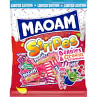 Maoam Stripes Berries&Cream 175g