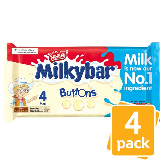 Nestle Milkybar Buttons 4Bags 80g