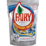 Fairy Platinum All in One Lemon Tabs 50szt 843g