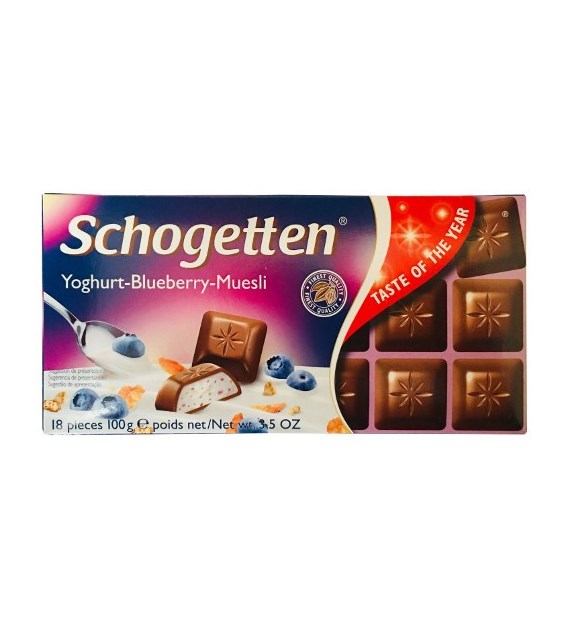 Schogetten Yoghurt Blueberry Muesli Czekolada 100g