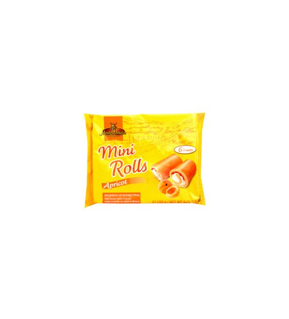 Meister Moulin Mini Rolls Apricot 6 Snacks 150g