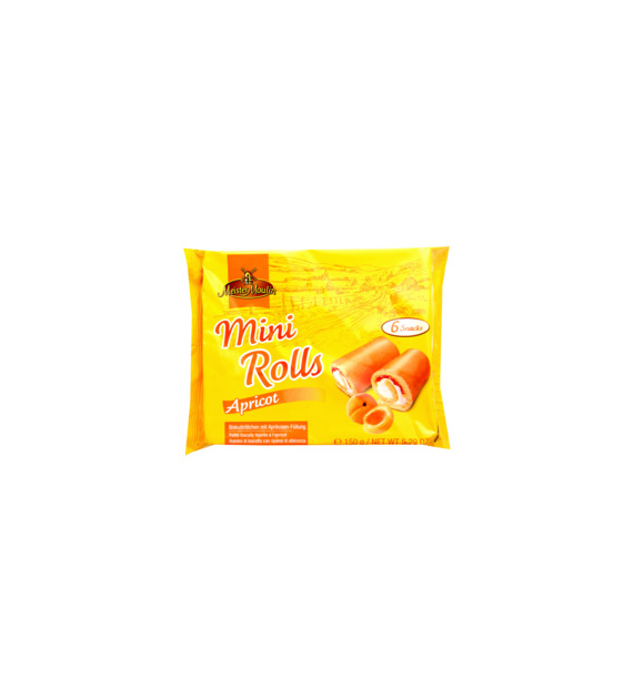 Meister Moulin Mini Rolls Apricot 6 Snacks 150g