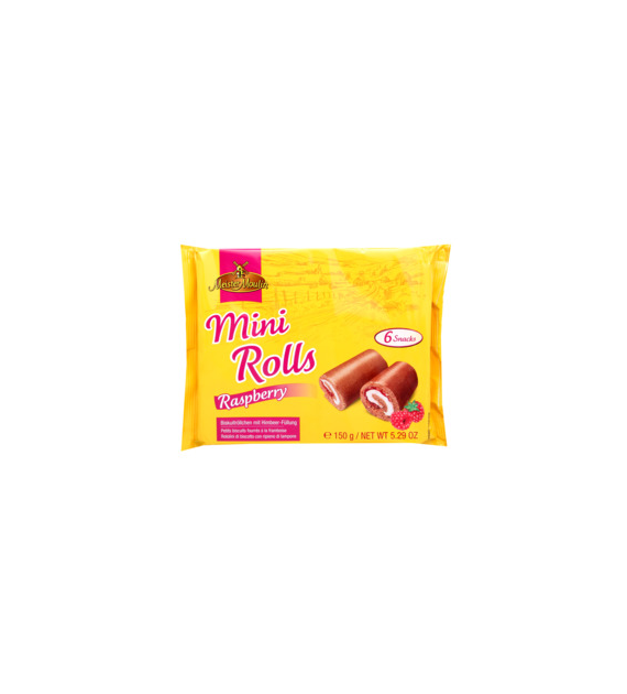 Meister Moulin Mini Rolls Raspberry 6 Snacks 150g