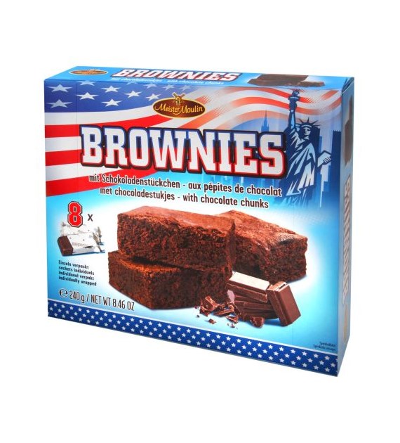 Meister Moulin Brownies 8szt 240g