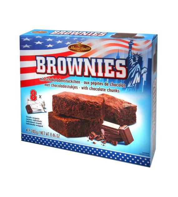 Meister Moulin Brownies 8szt 240g