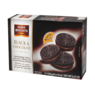 Feiny Biscuits Black Chocolate Ciastka 176g