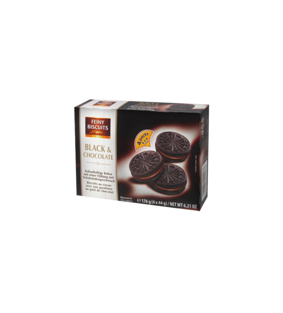 Feiny Biscuits Black Chocolate Ciastka 176g