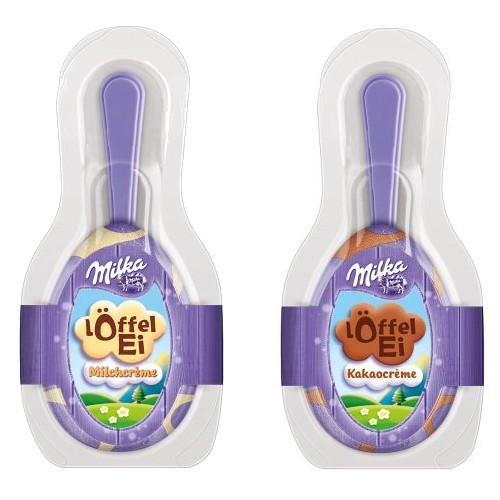 Milka Loffel Ei Kakaocreme / Milchcreme 34g