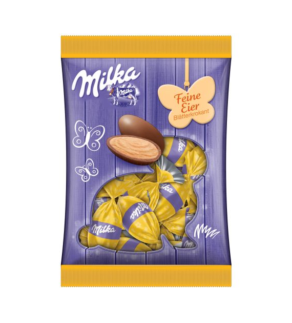 Milka Feine Eier Blatterkrokant 90g