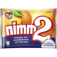 Nimm2 Orangen Zitronenbonbons Cukierki 429g