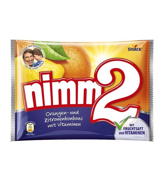 Nimm2 Orangen Zitronenbonbons Cukierki 429g