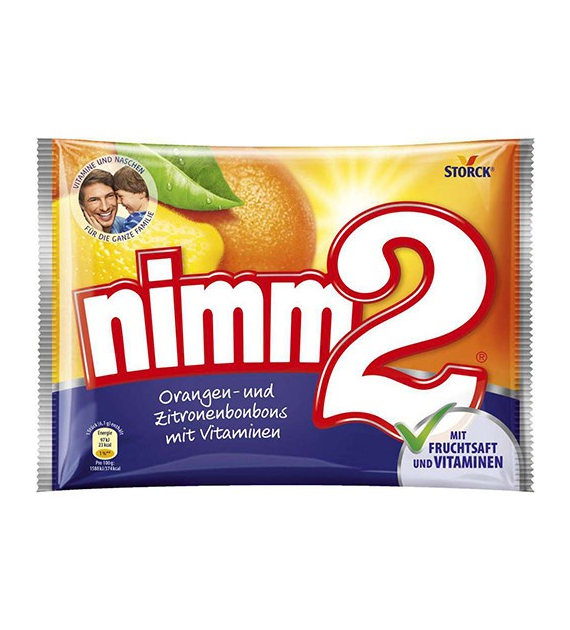 Nimm2 Orangen Zitronenbonbons Cukierki 429g