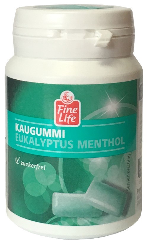 Fine Life Eukalyptus Menthol Kaugummi 46szt 67g