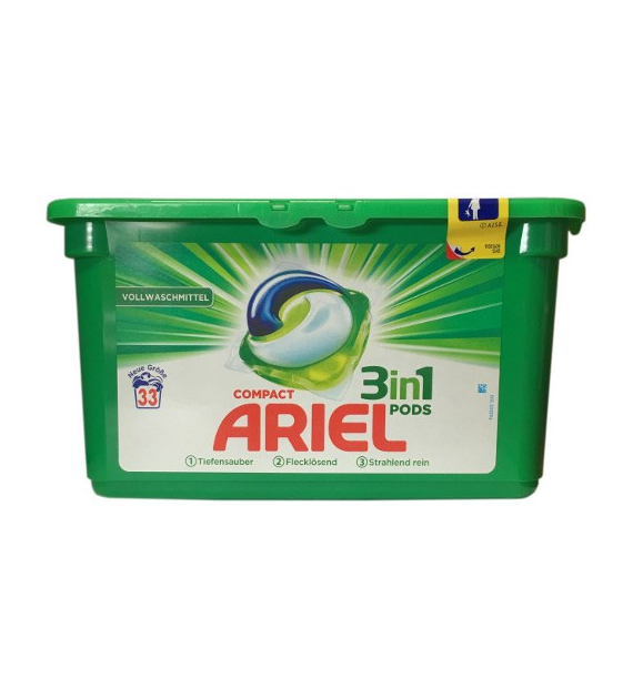 Ariel 3in1 Pods Universal Caps 33p 891g