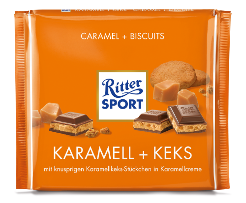 Ritter Sport Karamell + Keks Czekolada 250g