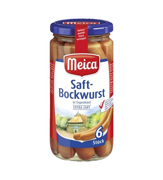 Meica Saft-Bockwurst in Eigenhaut Parówki 6st 380g
