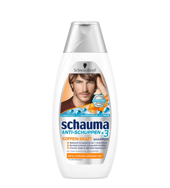 Schauma Anti Schuppen X3 Koffein Szampon 400ml