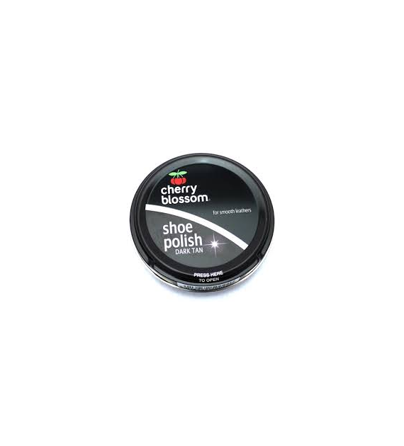 Cherry Blossom Shoe Polish Dark Tan 50ml