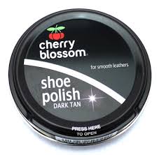 Cherry Blossom Shoe Polish Dark Tan 50ml