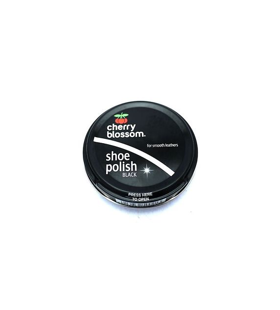 Cherry Blossom Shoe Polish Black 50ml