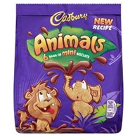 Cadbury Animals Mini Biscuits 132g (6x22g)