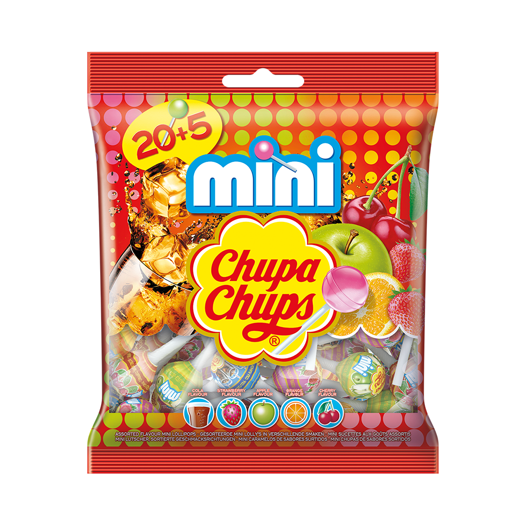Chupa Chups Mini Lizaki 25szt 150g