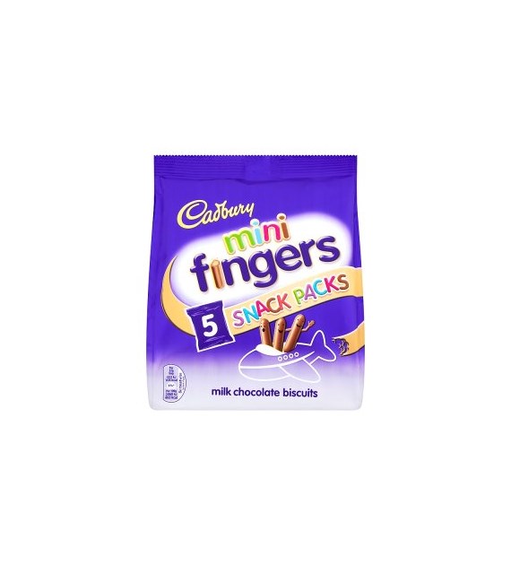 Cadbury Mini Fingers 5 Snack Pack 110g