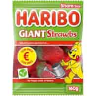 Haribo Giant Strawbs 160g