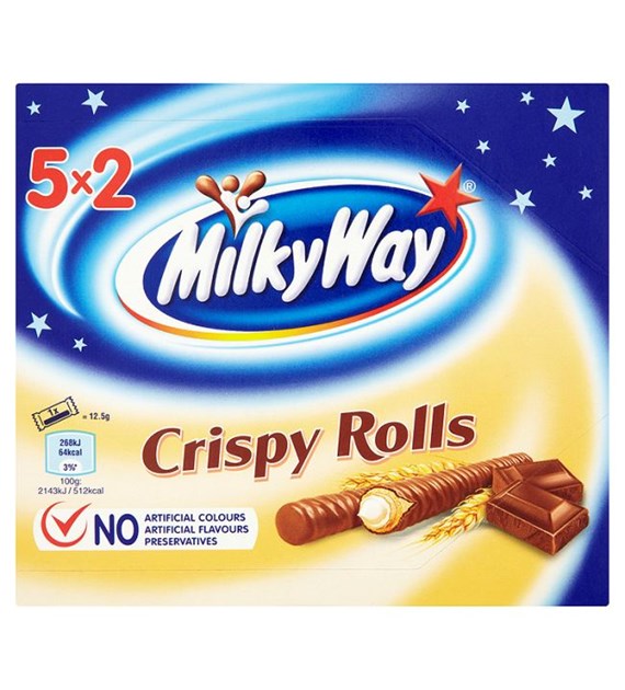 MilkyWay Crispy Rolls 5szt 125g