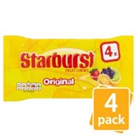 Starburst Fruit Chews Original 180g (4x45g)