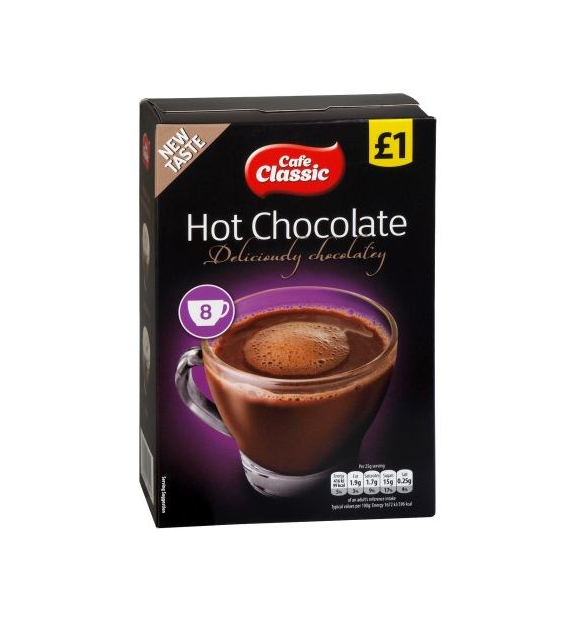Cafe Classic Hot Chocolate Kakao (8x25g) 200g