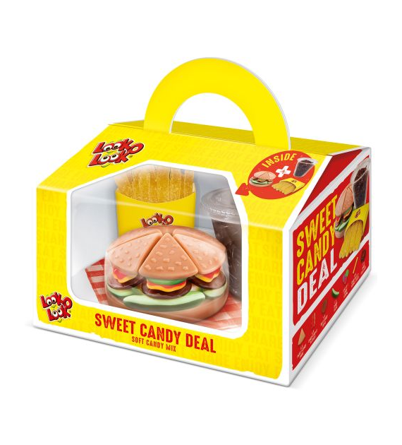 Look-O-Look Sweet Candy Deal Hamburger Żelki 280g